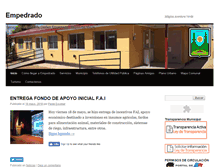 Tablet Screenshot of empedrado.cl